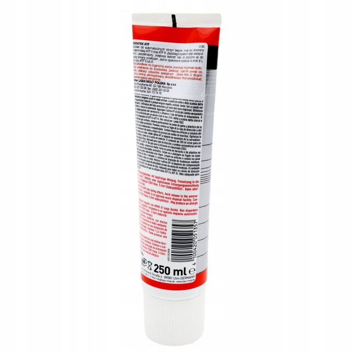 LIQUI MOLY ŚRODEK DO AUT. SKRZYŃ BIEGÓW ATF 250ML / NA 8L OLEJU / ATF ADDIT
