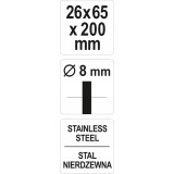 YATO SZCZOTKA DRUCIANA CYLINDRYCZNA 26MM