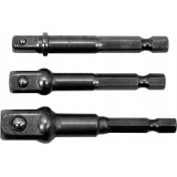 YATO ADAPTERY HEX DO NASADEK-1/4, 3/8, 1/2