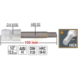 YATO KLUCZ TRZPIENIOWY HEX 1/2" 5MM L100MM