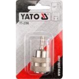 YATO SZYBKOZŁĄCZE GNIAZDO D NA WĄŻ 6MM