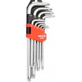 YATO KLUCZE IMBUSOWE TORX T10 - T50, 9 CZ
