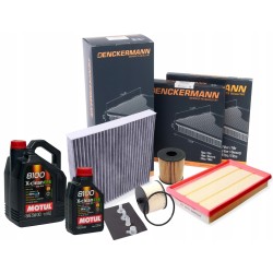 MOTUL 5W30 6L ZESTAW FILTRY FORD FOCUS II CMAX 2.0TDCI VOLVO C30 S40 V50