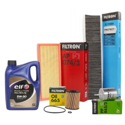 5L OLEJ 5W30 ELF FULL-TECH ZESTAW FILTRÓW FORD MONDEO III MK3 1.8 2.0