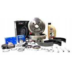 BĘBNY HAMULCOWE + ŁOŻYSKA FORD FOCUS I MK1 + ABS
