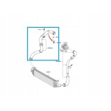 PRZEWÓD RURA INTERCOOLERA DO PRZEPUSTNICY FORD MONDEO GALAXY SMAX 1.8TDCI