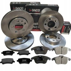 4X TARCZE HAMULCOWE + KLOCKI HAMULCOWE PRZÓD TYŁ FORD MONDEO IV