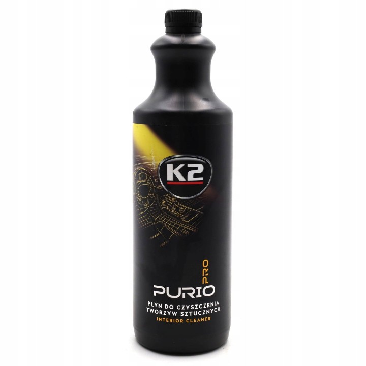 K2 PURIO PRO Interior Cleaner Czyszczenie Wnętrza Plastików 1L Atomizer