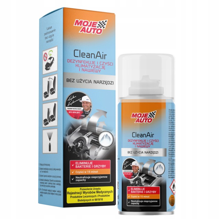 MOJE AUTO ODŚWIEŻACZ KLIMATYZACJI ARCTIC 150ML