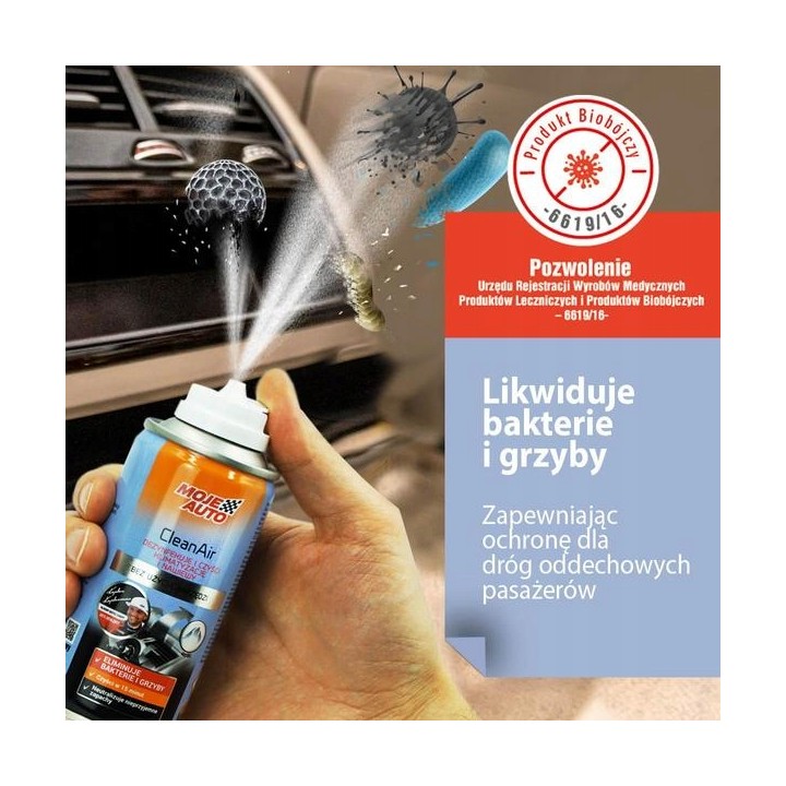 MOJE AUTO ODŚWIEŻACZ KLIMATYZACJI ARCTIC 150ML
