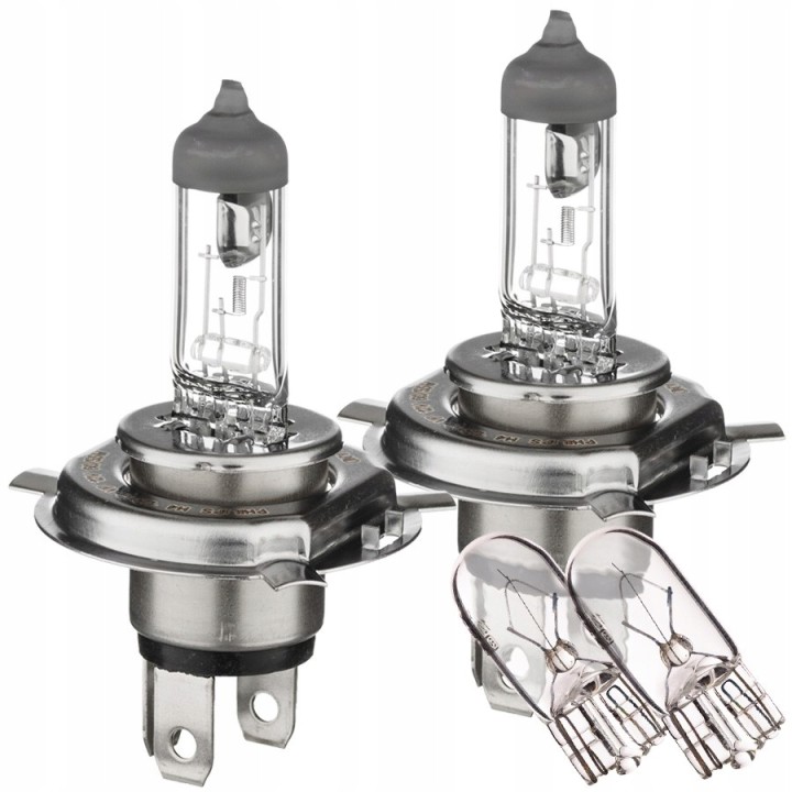 PHILIPS ŻARÓWKA H4 12V/60/55W P43T-38 +60% PHILIPS VISIONPLUS KPL 2 SZT.