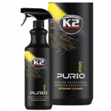 K2 PURIO PRO MIKROFIBRA PĘDZEL DETALING CZYSZCZENIE WNĘTRZA PLASTIKÓW