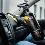 K2 PURIO PRO MIKROFIBRA PĘDZEL DETALING CZYSZCZENIE WNĘTRZA PLASTIKÓW