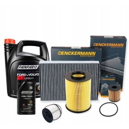 6L FANFARO 5W30 OLEJ + ZESTAW FILTRÓW C-MAX KUGA FOCUS III 2.0TDCI