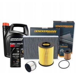 6L FANFARO 5W30 OLEJ + ZESTAW FILTRÓW C-MAX KUGA FOCUS III 2.0TDCI