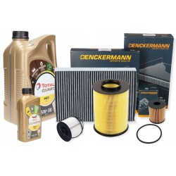 6L TOTAL ECS 5W30 OLEJ + ZESTAW FILTRÓW C-MAX KUGA FOCUS III 2.0TDCI